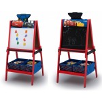 Tabla magnetica multifunctionala Lightning McQueen cu depozitare jucarii Cars Team Delta Children